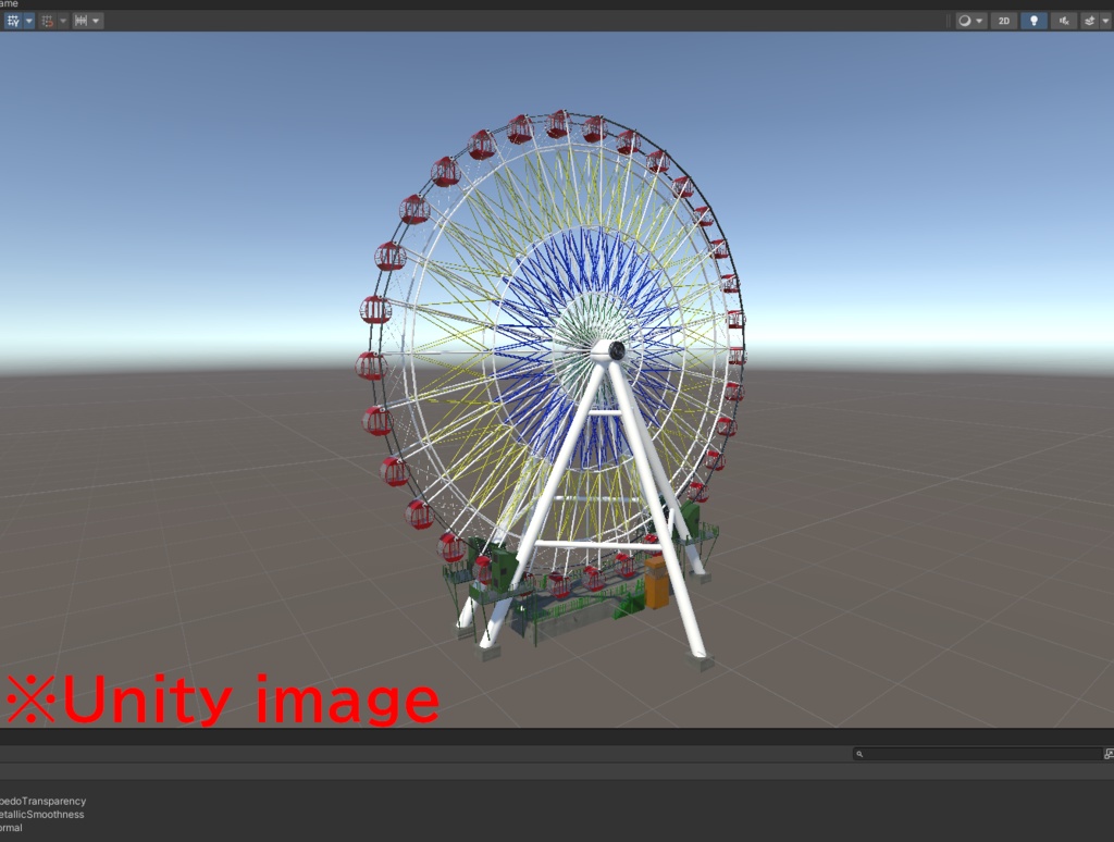 【3DCG】観覧車/遊園地