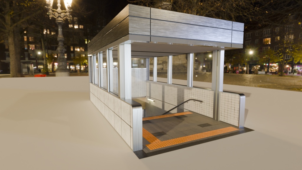 【3DCG】地下道キット