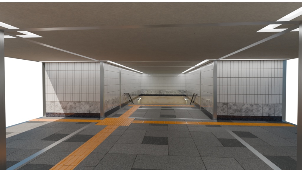 【3DCG】地下道キット