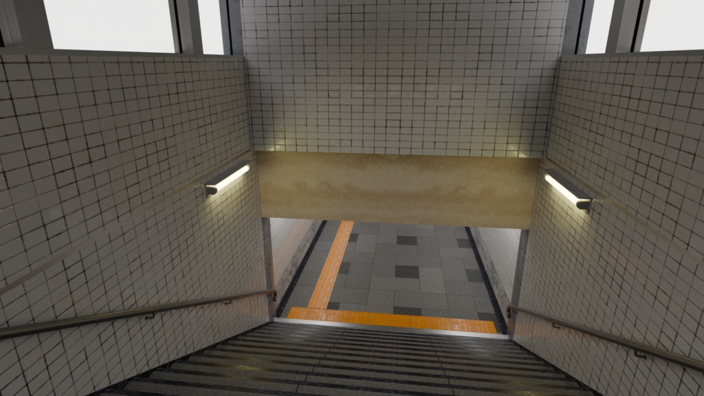 【3DCG】地下道キット