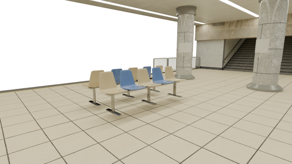 【3DCG】プラットホームキット