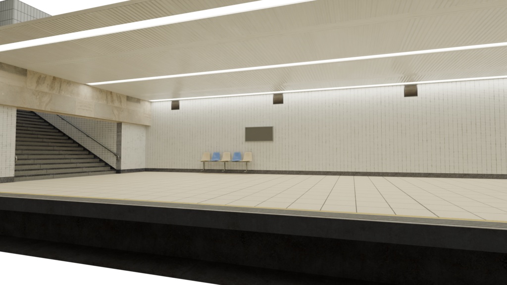 【3DCG】プラットホームキット