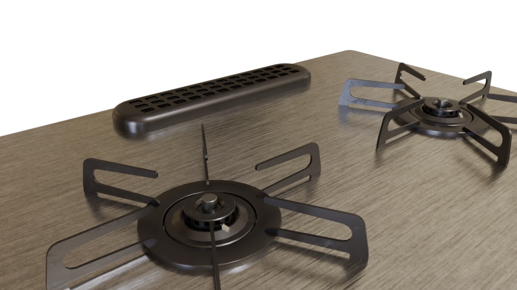 【3DCG】ガスコンロ