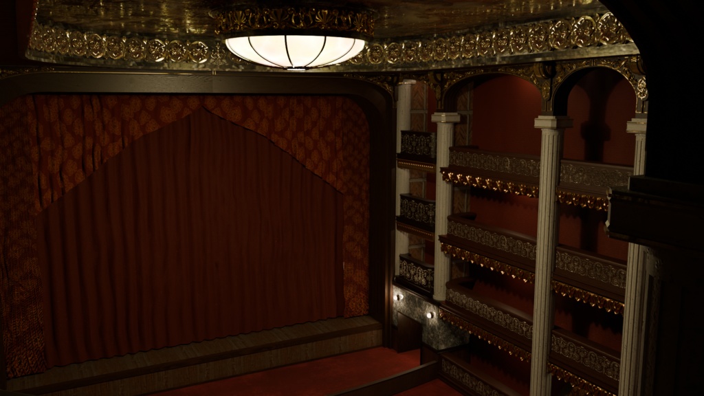 【3DCG】オペラハウスセット