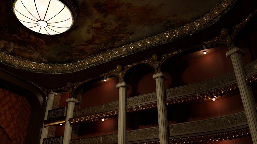 【3DCG】オペラハウスセット