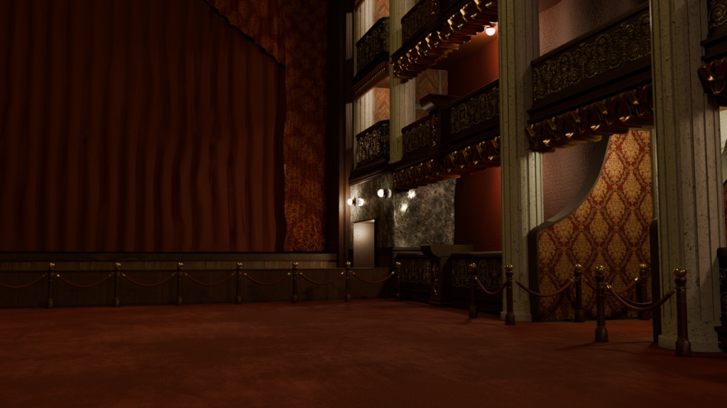 【3DCG】オペラハウスセット