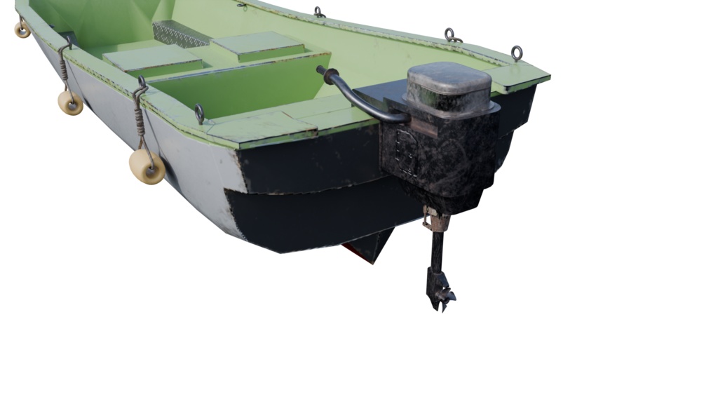 【3DCG】小舟/ボート