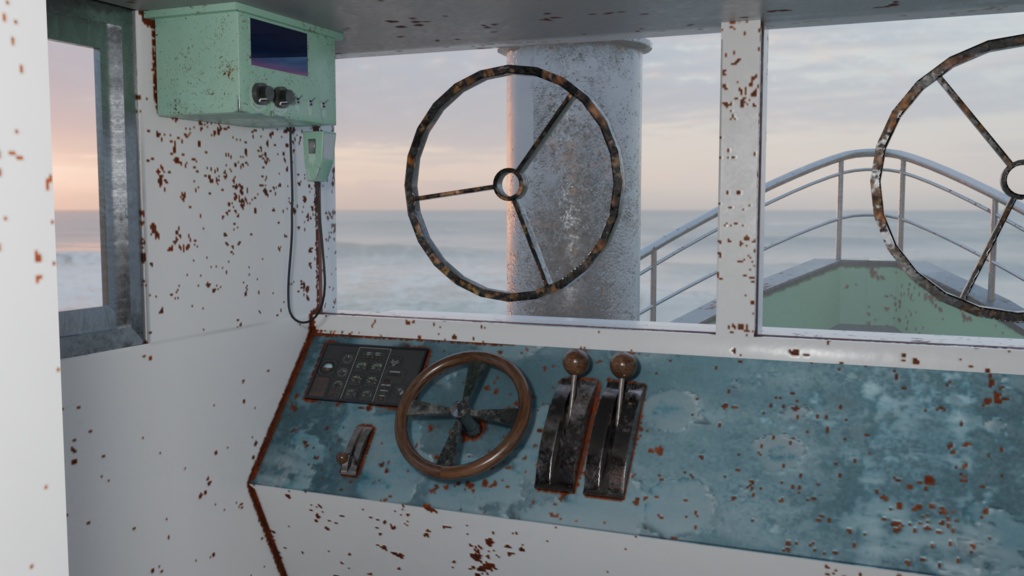 【3DCG】漁船/ボート