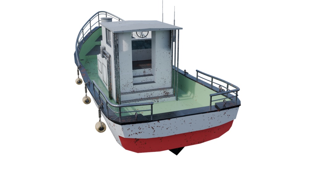 【3DCG】漁船/ボート