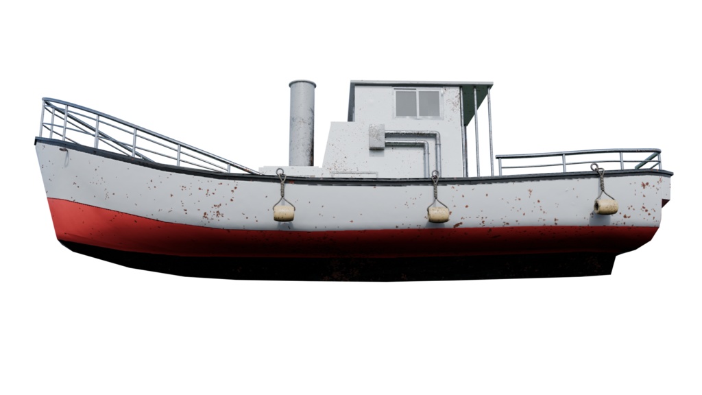 【3DCG】漁船/ボート