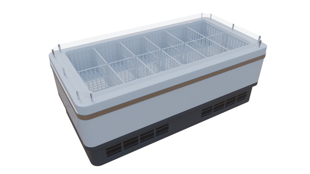 【3DCG】コンビニ 内装家具 11点セット