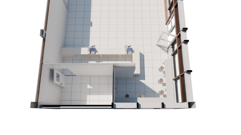 【3DCG】コンビニ店舗セット