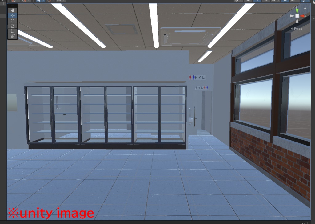 【3DCG】コンビニ店舗セット