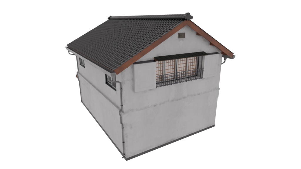 【3DCG】寿司屋店舗セット