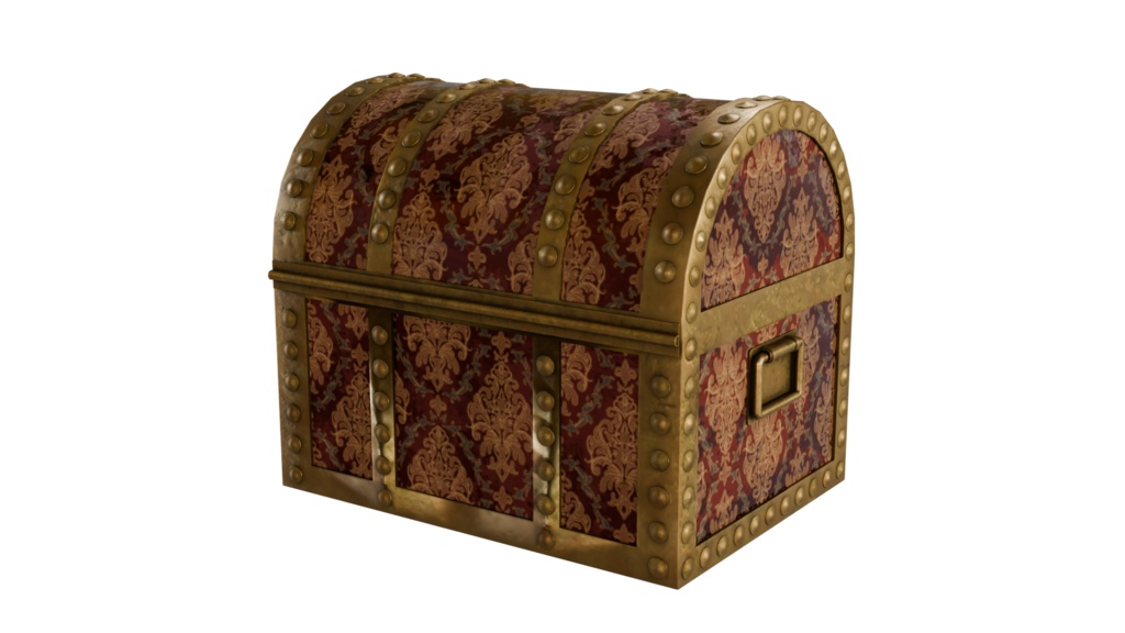 【3DCG】宝箱モデル