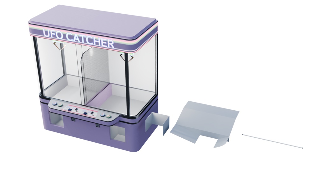 【3DCG】UFOキャッチャー