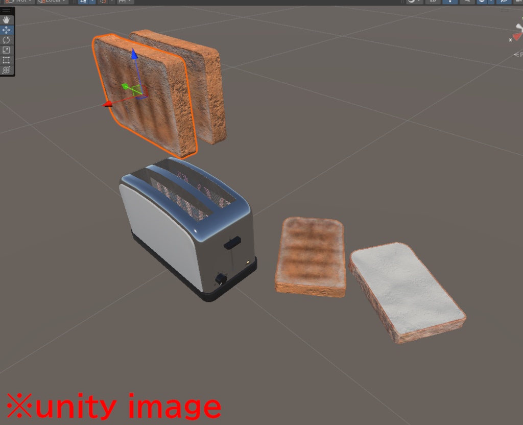 【3DCG】トースターセット