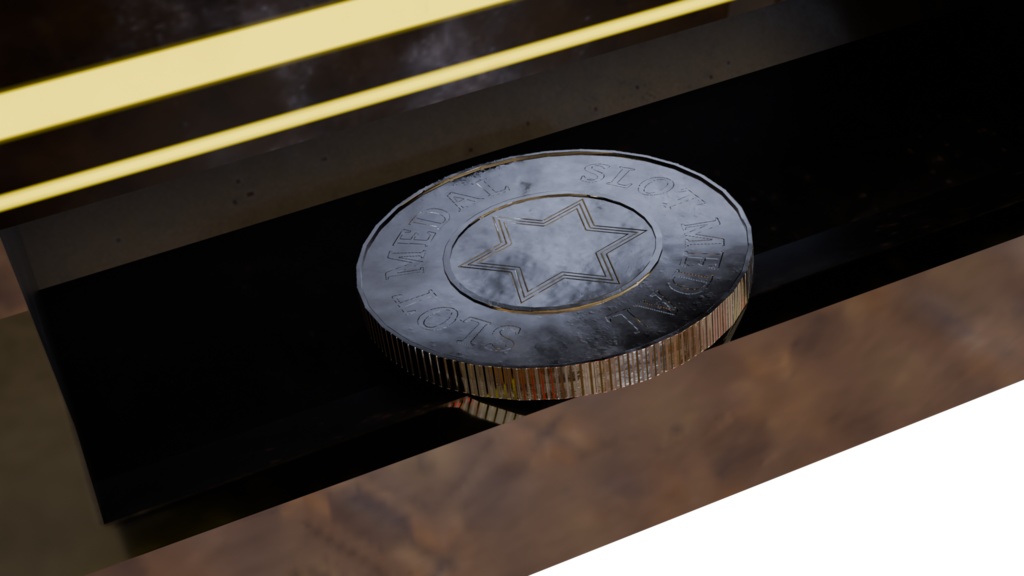 【3DCG】カジノ スロットマシン