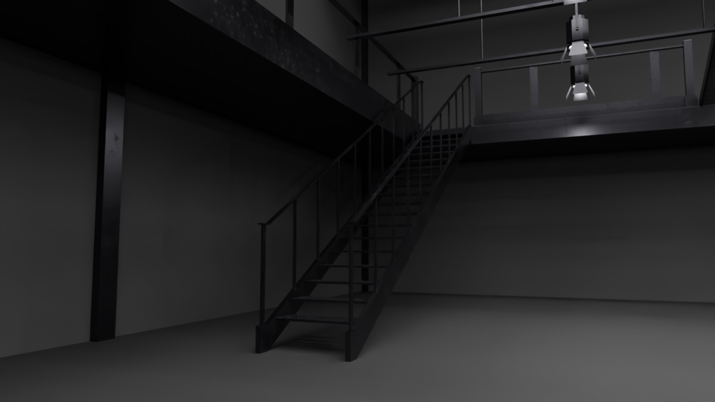 【3DCG】テレビスタジオホールセット