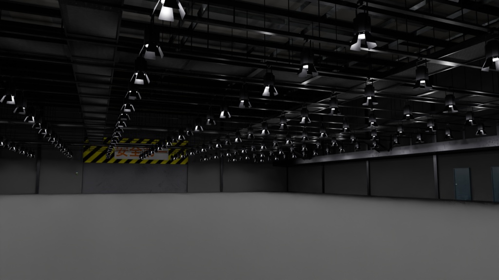 【3DCG】テレビスタジオホールセット