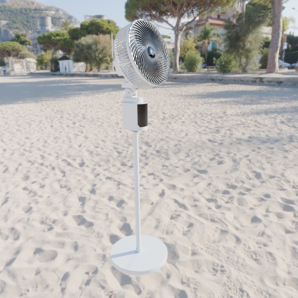 無料【3DCG】20℃下げるサーキュレーターモデル