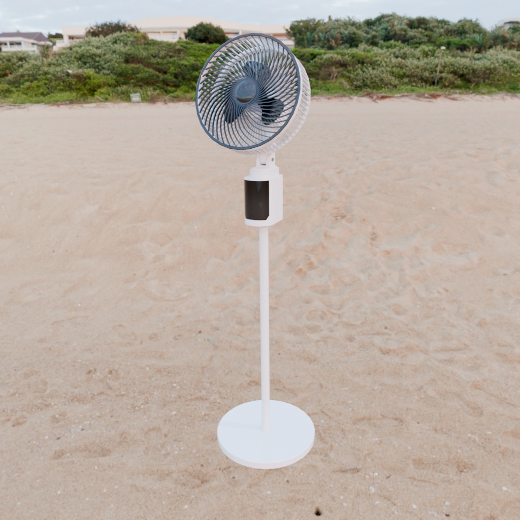 無料【3DCG】20℃下げるサーキュレーターモデル