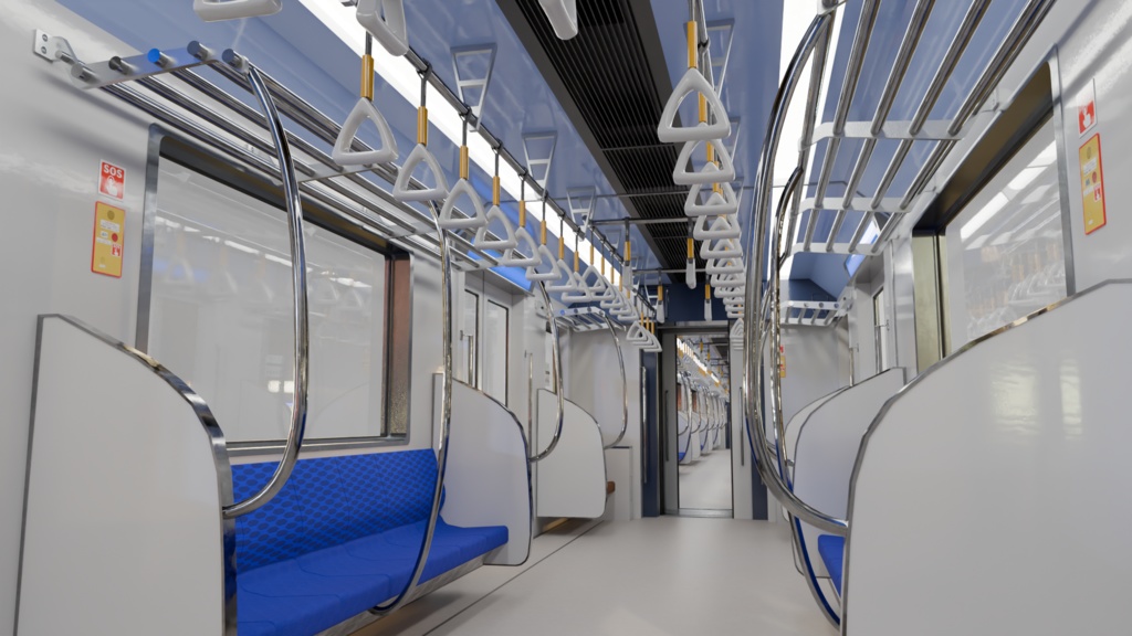 【3DCG】列車/電車モデル