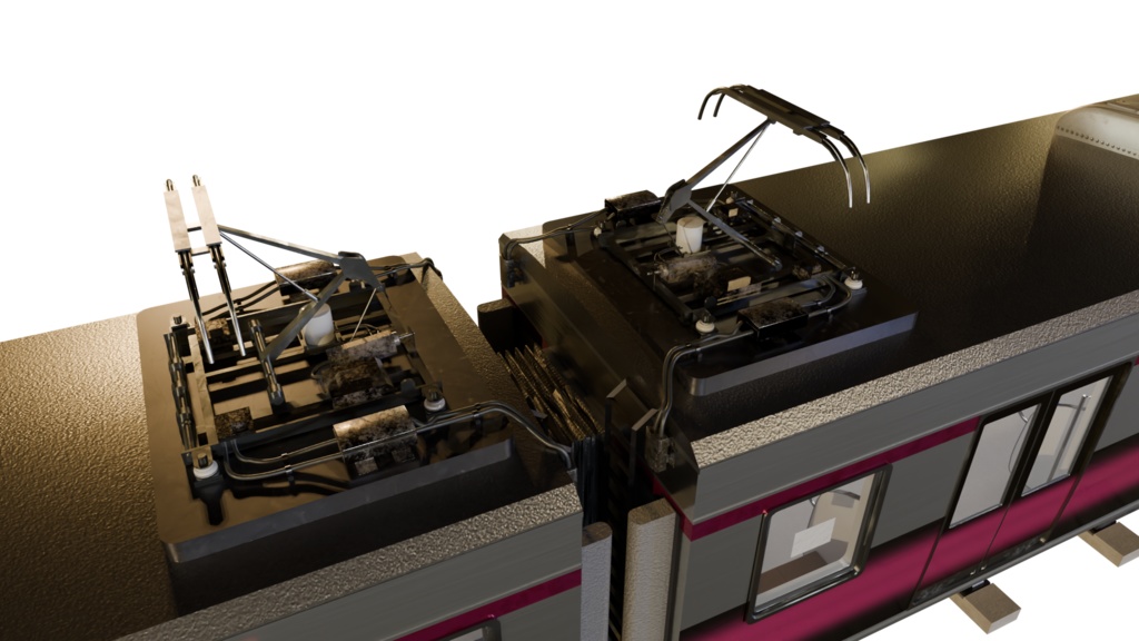 【3DCG】列車/電車モデル