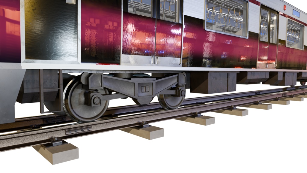 【3DCG】列車/電車モデル