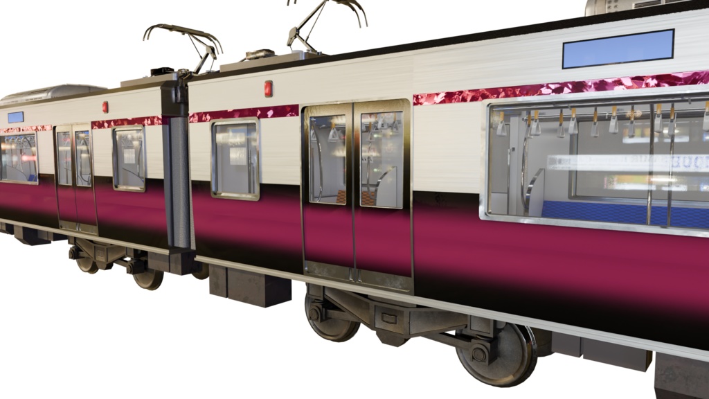 【3DCG】列車/電車モデル