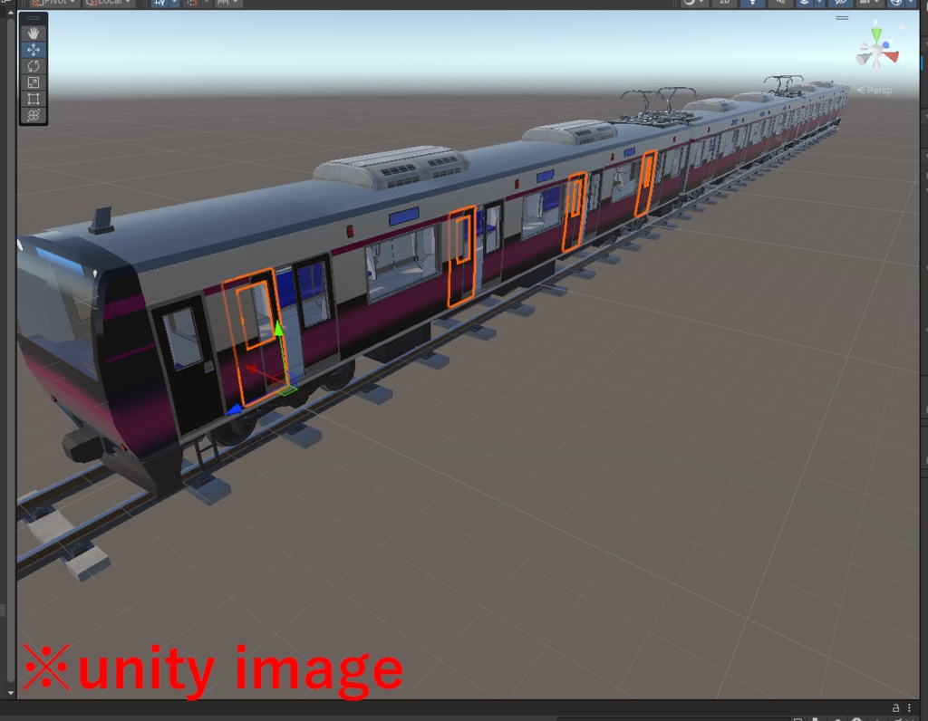 【3DCG】列車/電車モデル