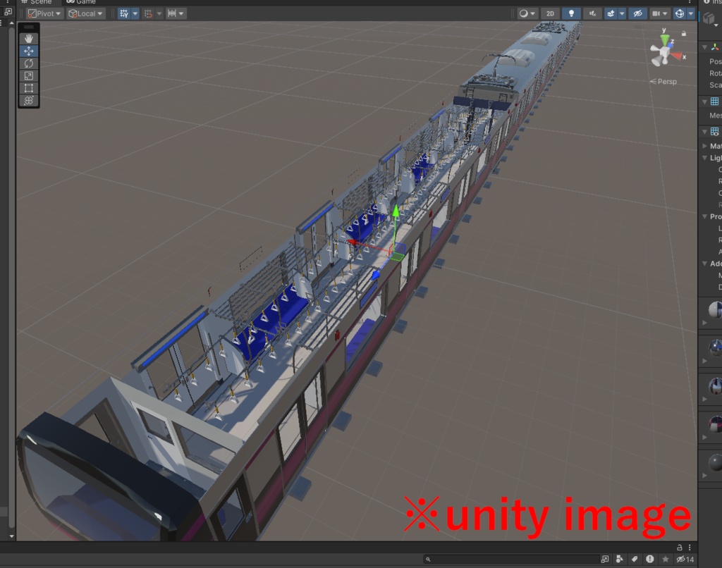 【3DCG】列車/電車モデル