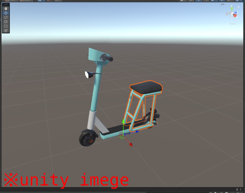 【3DCG】電動スクーター