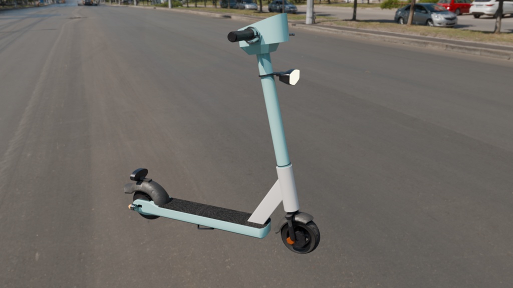【3DCG】電動スクーター