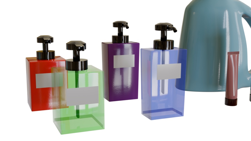 【3DCG】ボトルセット