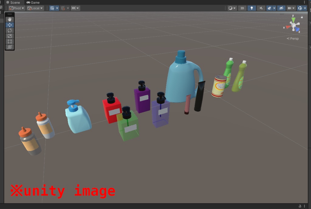 【3DCG】ボトルセット