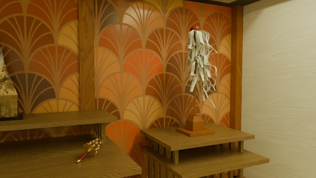 【3DCG】お祓い堂