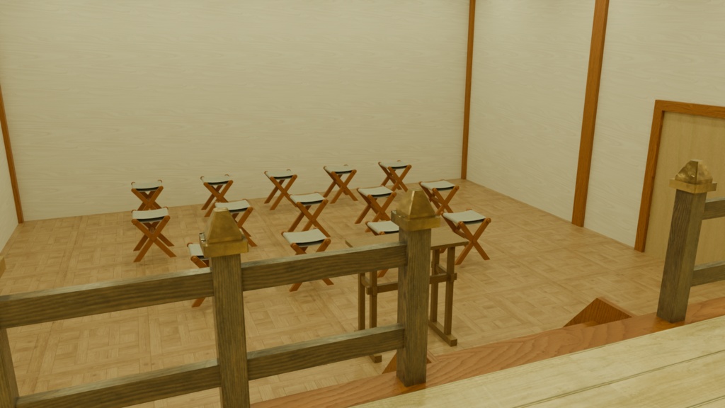 【3DCG】お祓い堂