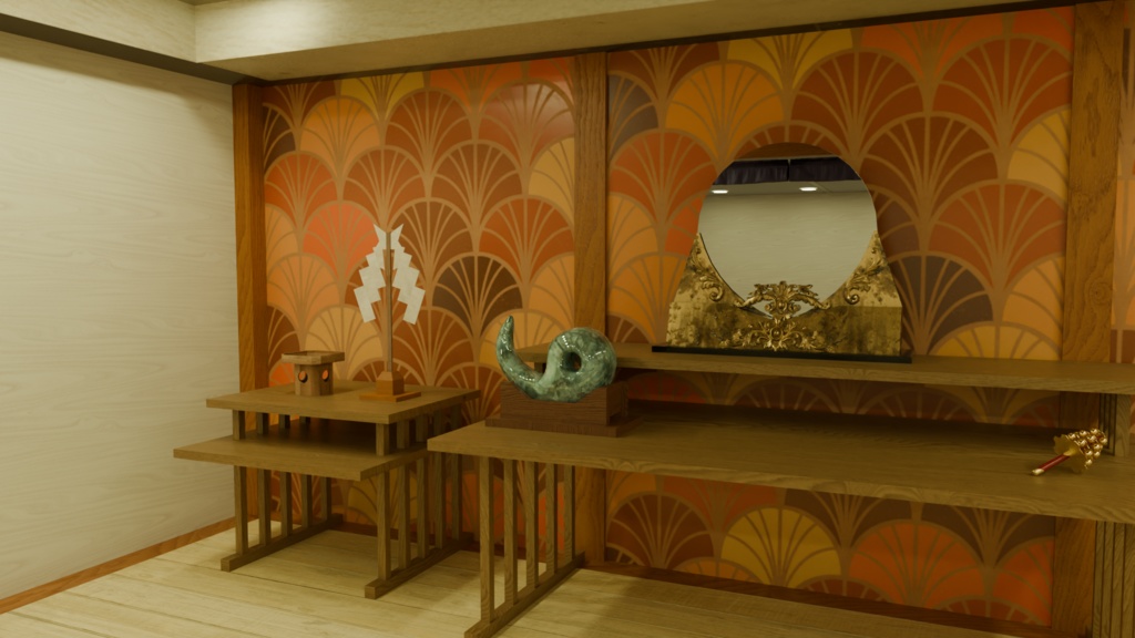 【3DCG】お祓い堂