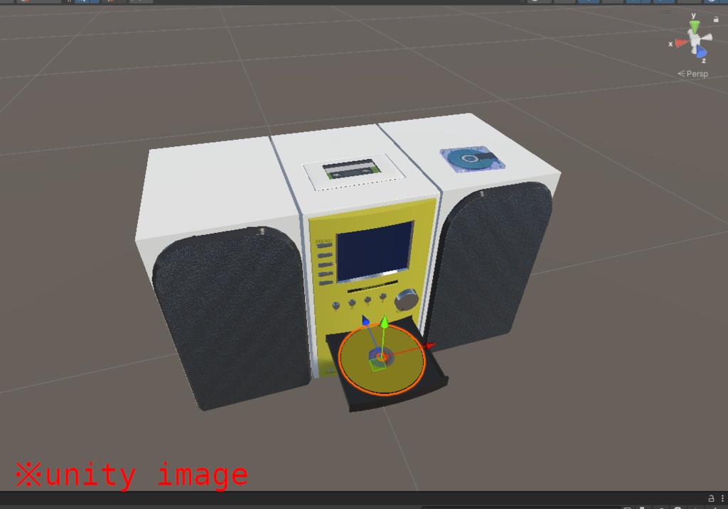 【3DCG】オーディオコンポ