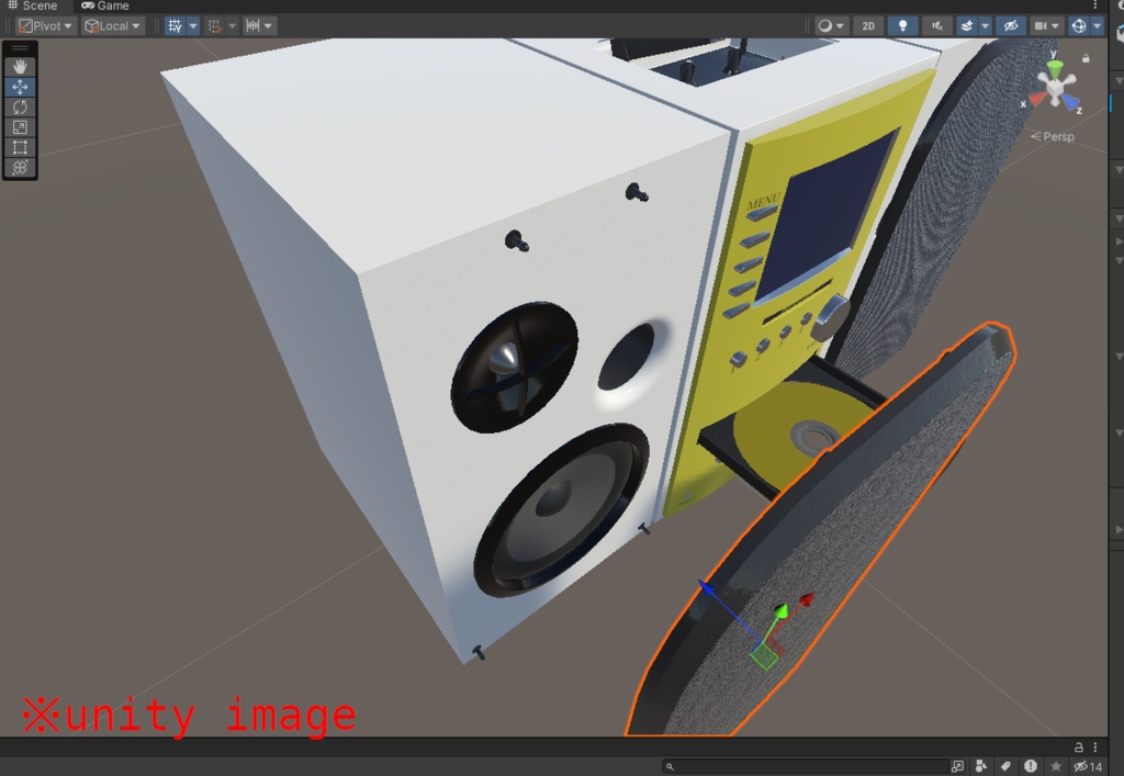 【3DCG】オーディオコンポ