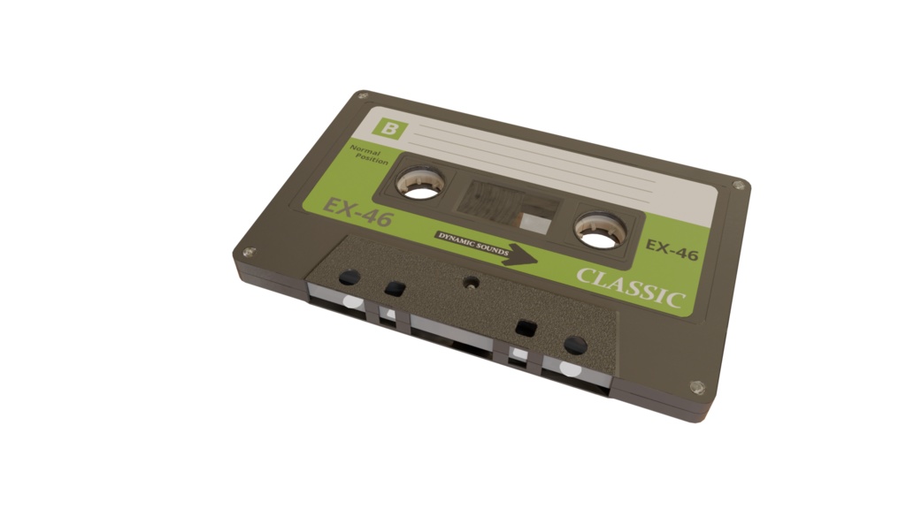 【3DCG】オーディオコンポ