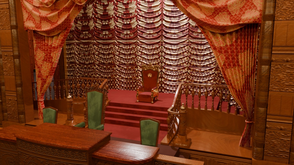 【3DCG】本会議場