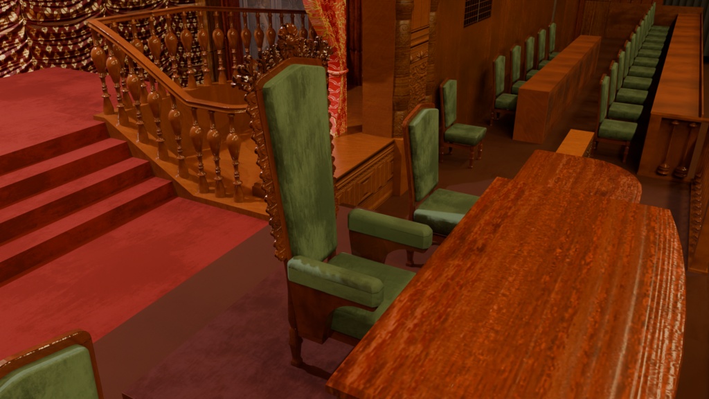 【3DCG】本会議場