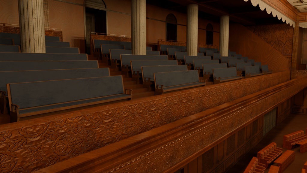 【3DCG】本会議場