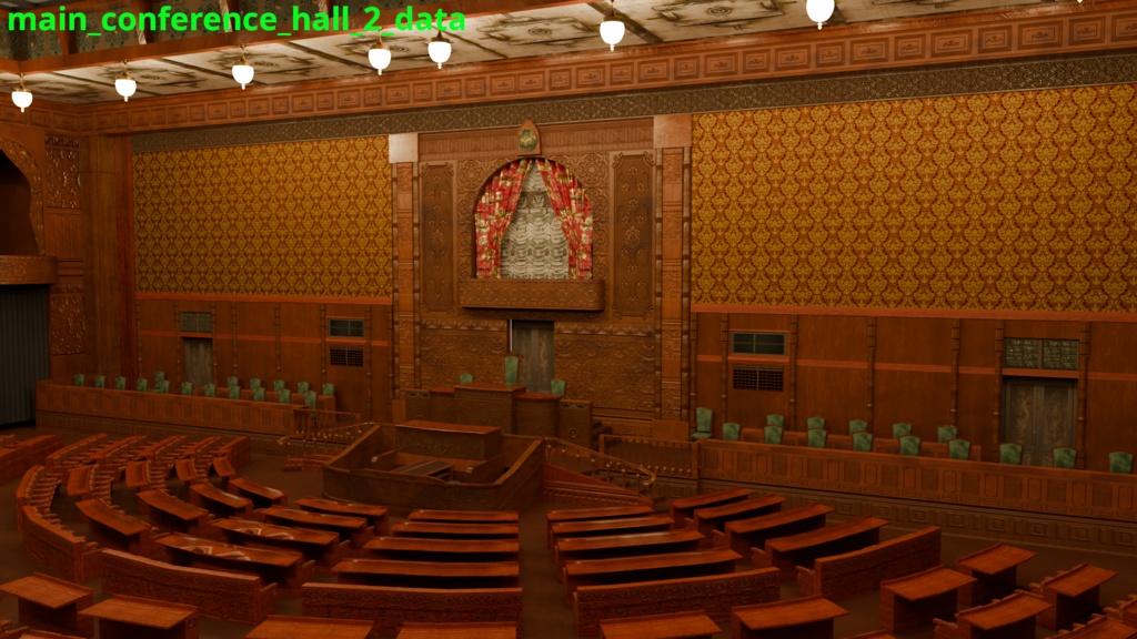 【3DCG】本会議場