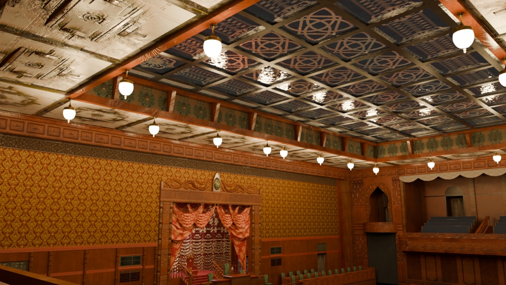 【3DCG】本会議場