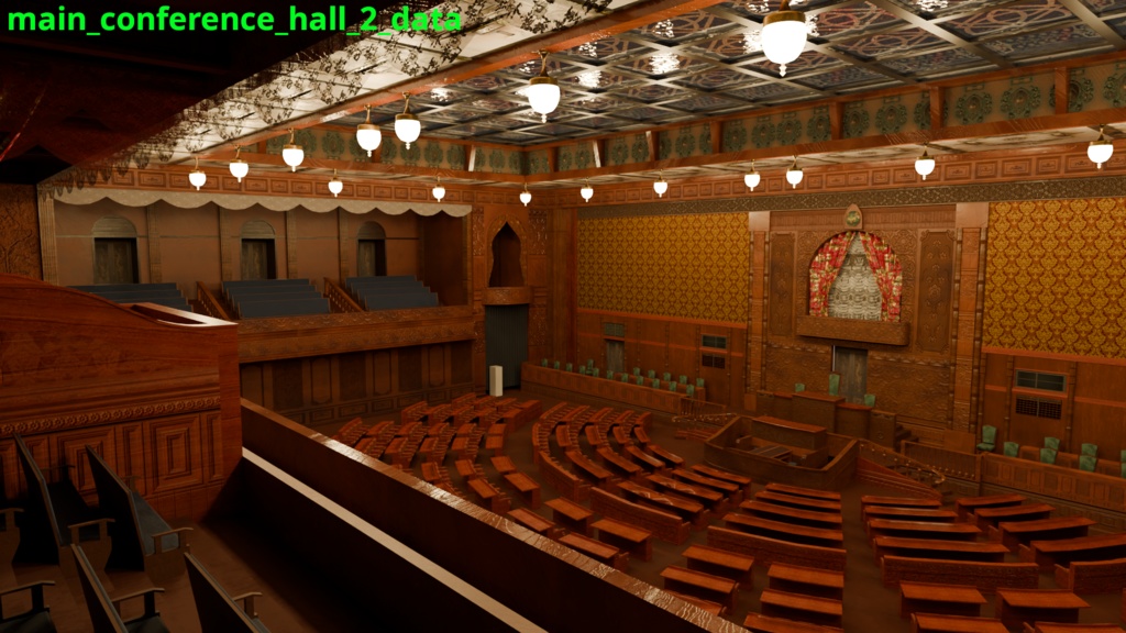 【3DCG】本会議場