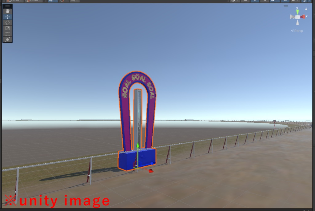 【3DCG】競馬場ゲートモデル