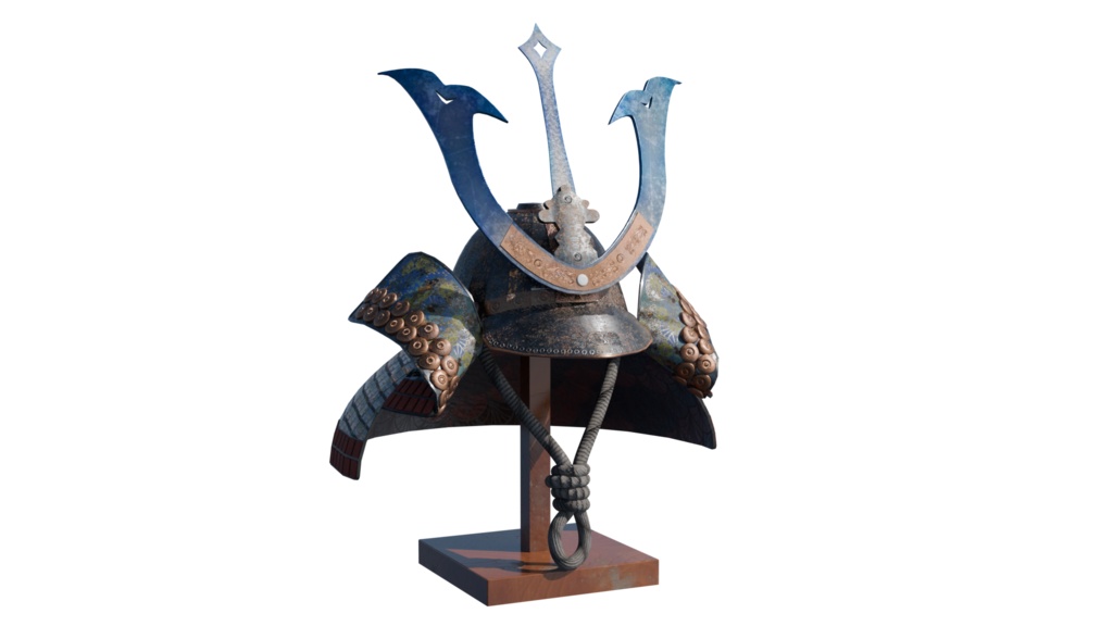 【3DCG】兜/五月人形